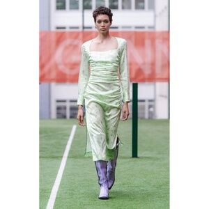 Gianni spring summer 2020 silk mid-length dress